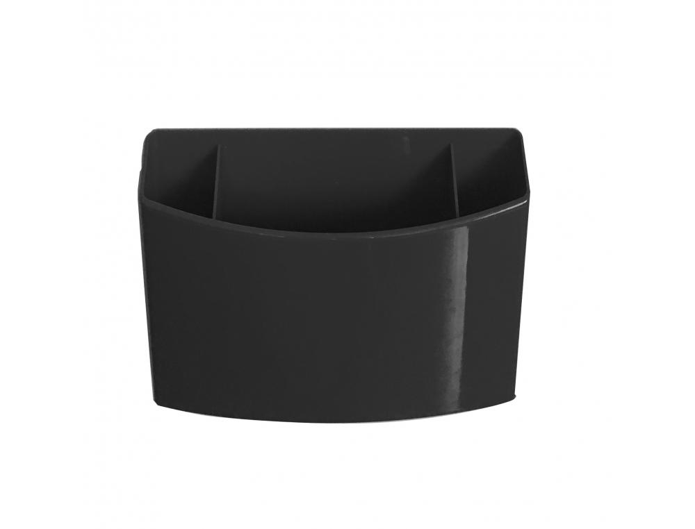 PORTE MARQUEURS MAGNETIQUE WONDAY 3 COMPARTIMENTS AIMANT PUISSANT COLORIS NOIR