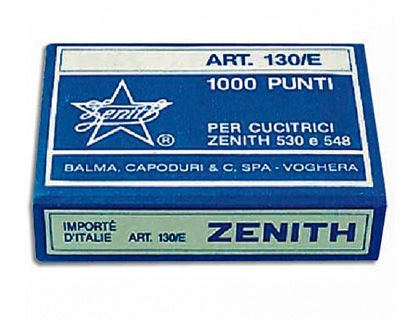 AGRAFE ZÉNITH 130 E BOÎTE 1000 UNITÉS