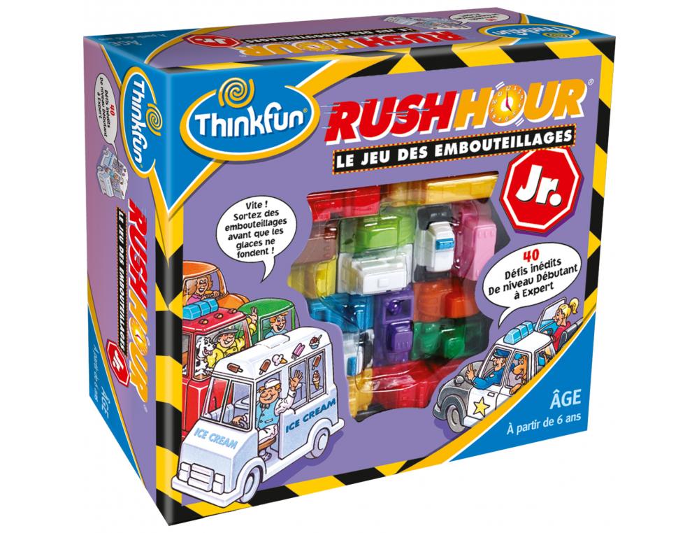 JEU INTERDACTA RUSH HOUR JUNIOR 1 PLAN DE JEU + 16     VEHICULES + 40 CARTES         PROBLEMES