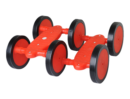 ROLLA 6 ROUES PLASTICO ROTOTECH IDAL INITIATION REPOSE-PIEDS 280MM DIAMTRE ROUES 160MM