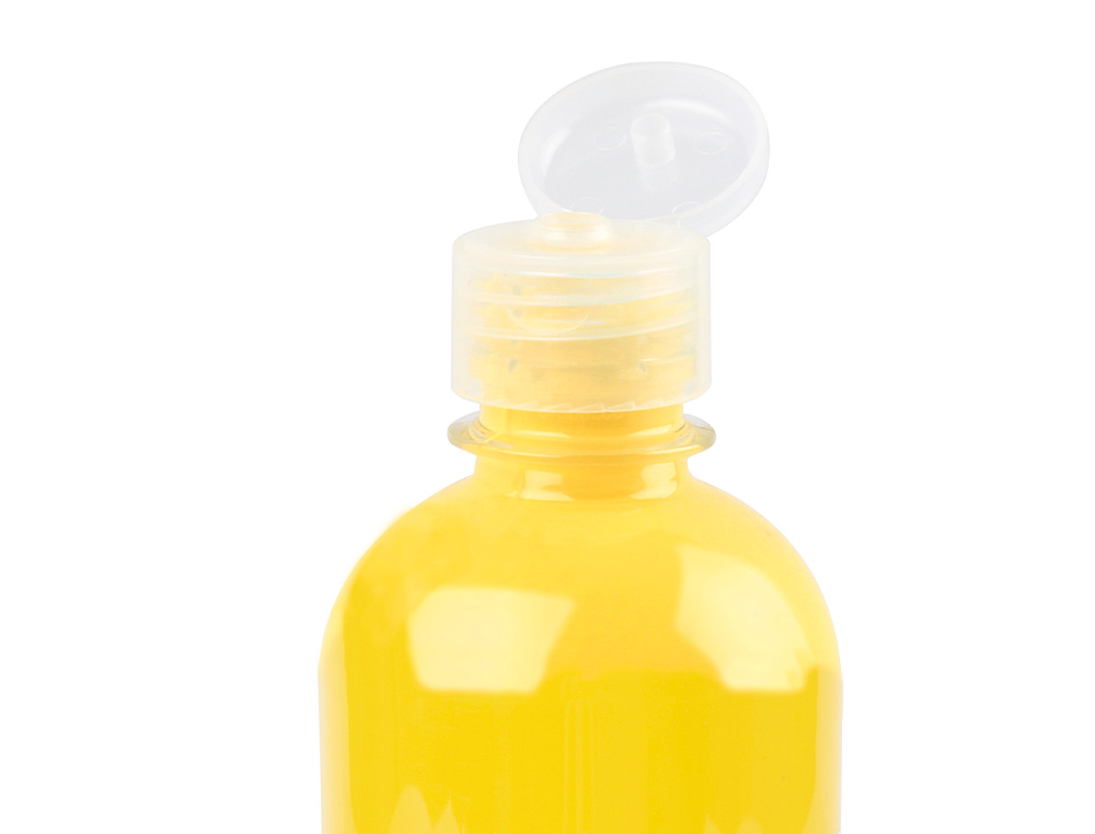 GOUACHE DOIGT LIDERPAPEL LIQUIDE LAVABLE BASE EAU COLORIS JAUNE FLACON DE 125ML