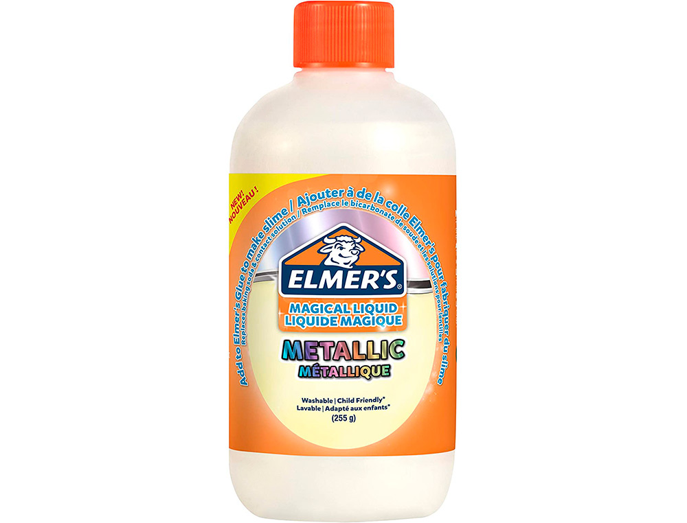 LIQUIDE MAGIQUE POUR SLIME ELMERS METALLIQUE FLACON      259ML