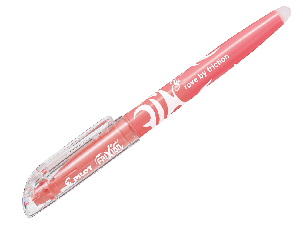 SURLIGNEUR PILOT FRIXION LIGHT NATURAL EFFACABLE       POINTE MOYENNE BISEAUTEE      COLORIS ROUGE