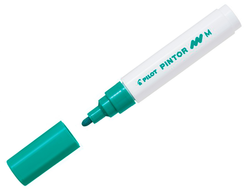 MARQUEUR PEINTURE PILOT PINTOR ENCRE COUVRANTE TOUS SUPPORTS POINTE MOYENNE COLORIS VERT NEON