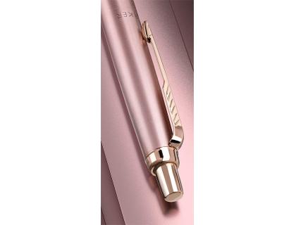 STYLO-BILLE PARKER JOTTER XL MONOCHROME POINTE MOYENNE ENCRE BLEUE AVEC COFFRET CADEAU COLORIS OR ROSE