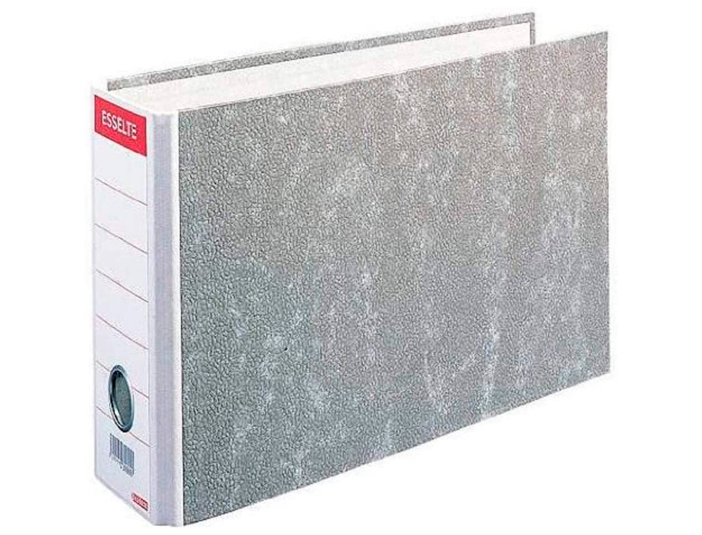 CLASSEUR LEVIER ESSELTE FORMAT SPÉCIAL A5 180X280MM DOS 80MM ITALIENNE RENFORT MÉTAL COLORIS GRIS