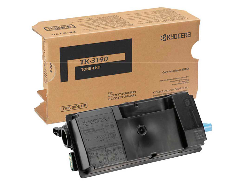 TONER KYOCERA TK3190 ECOSYS P3055DN/ECOSYS P3060 / M3655IDN / 3660IDN TK3190á NOIR 25.000 PAG