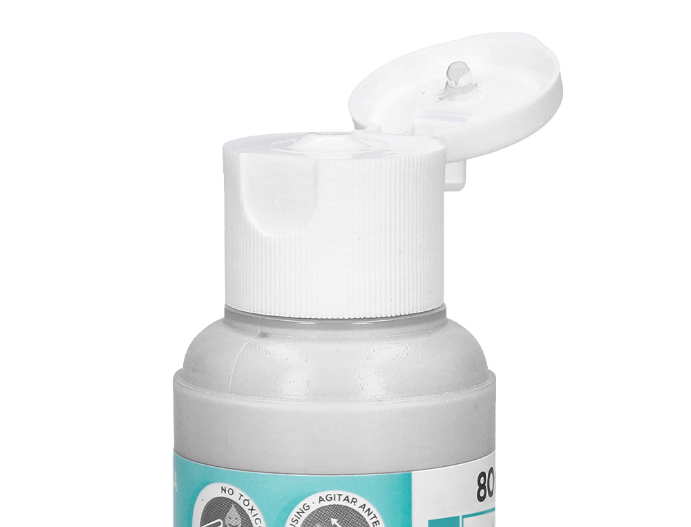 PEINTURE ACRYLIQUE LIDERPAPEL COLORIS BLANC BOUTEILLE 80ML