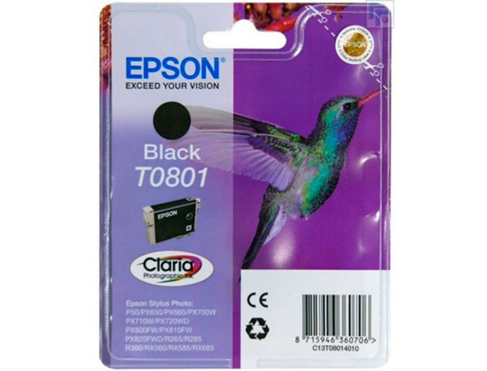 CARTOUCHE ENCRE EPSON STYLUS PHOTO R-265/360/RX-560/585/685 (RADIOFRECUENCIA + ACOUSTIC