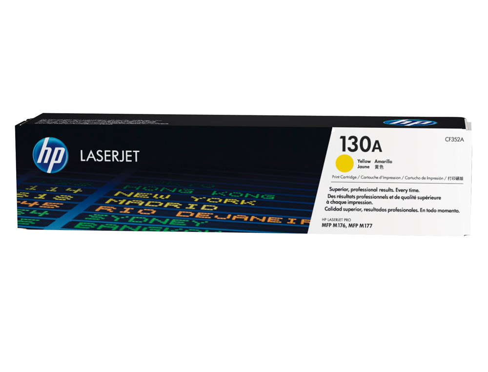 TONER LASER HP 130A CF350A POUR LASERJET M170/176/177 COULEUR JAUNE 1300P
