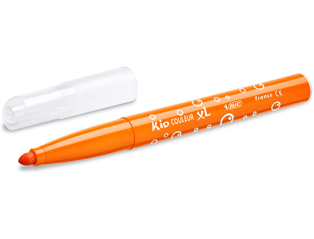 FEUTRE DE COLORIAGE BIC KID COULEUR XL - CORPS LARGE POINTE LARGE 12 COULEURS ASSORTIES - (A PARTIR DE 3
