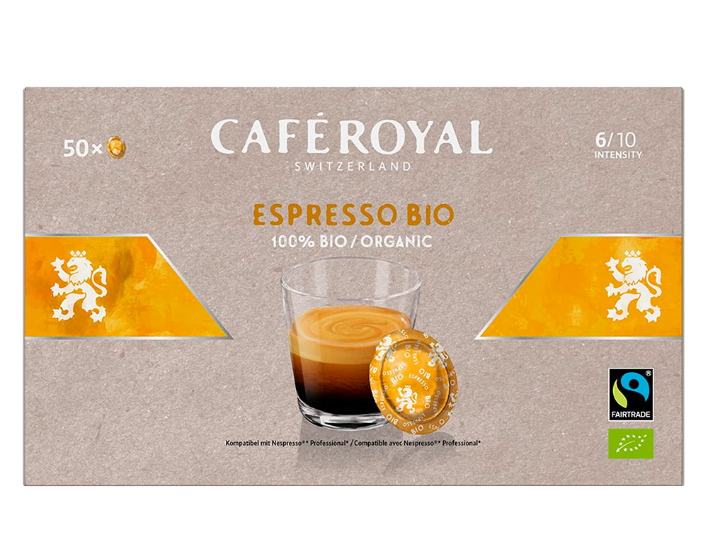 CAFE ROYAL ESPRESSO BIO S COMP 50 CAPSULES