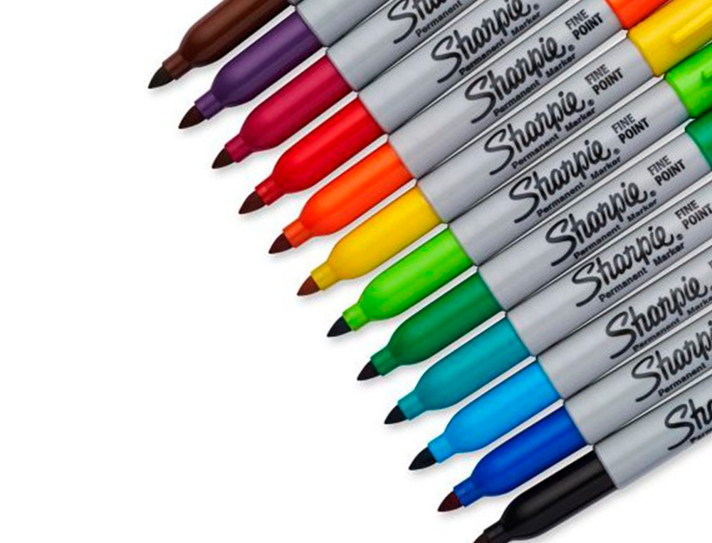 MARQUEUR PERMANENT SHARPIE BLISTER20 POINTES FINES 8 ULTRA FINES 28 COLORIS GRANDE BOITE