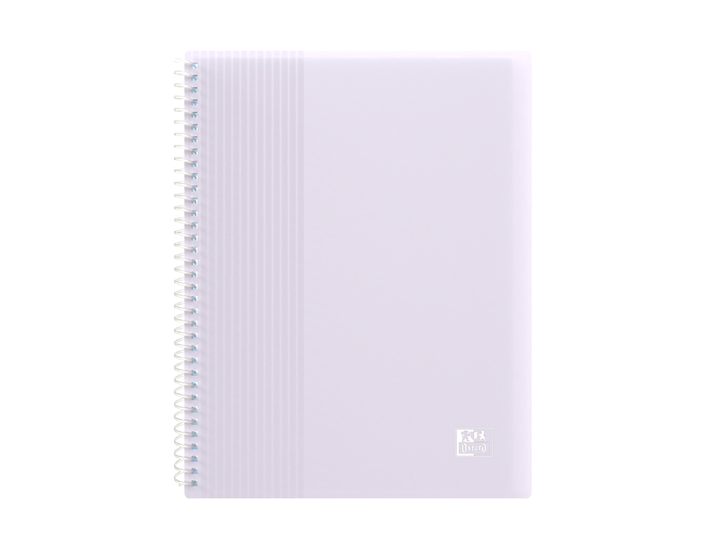PROTEGE-DOCUMENTS OXFORD SPIRAL A5 40 POCHETTES 80 VUES PP COLORIS ASSORTIS PASTEL OPAQUE LOT 15 UNITES