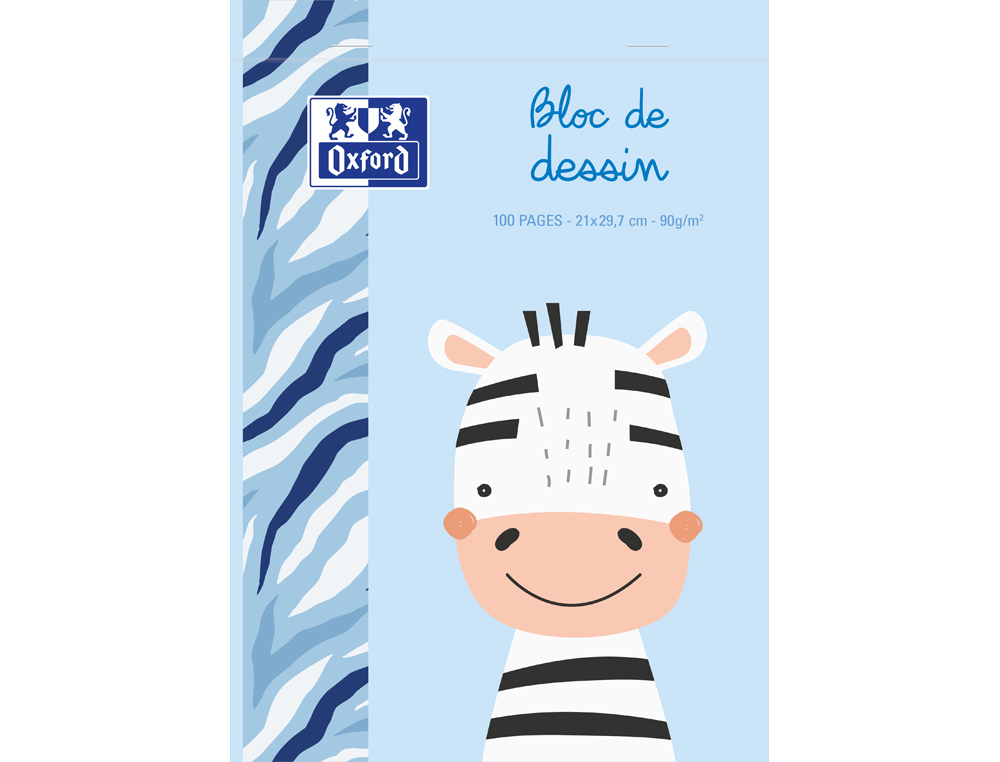 BLOC DESSIN OXFORD MATERNELLE 210X297MM 100 PAGES UNI