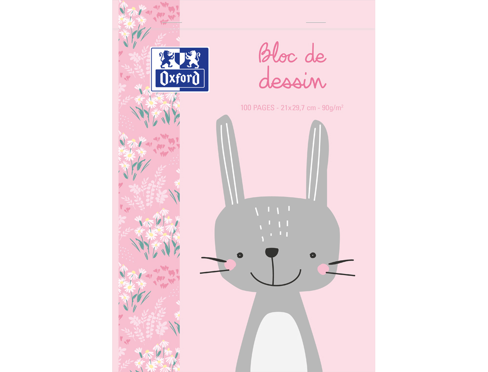 BLOC DESSIN OXFORD MATERNELLE 210X297MM 100 PAGES UNI