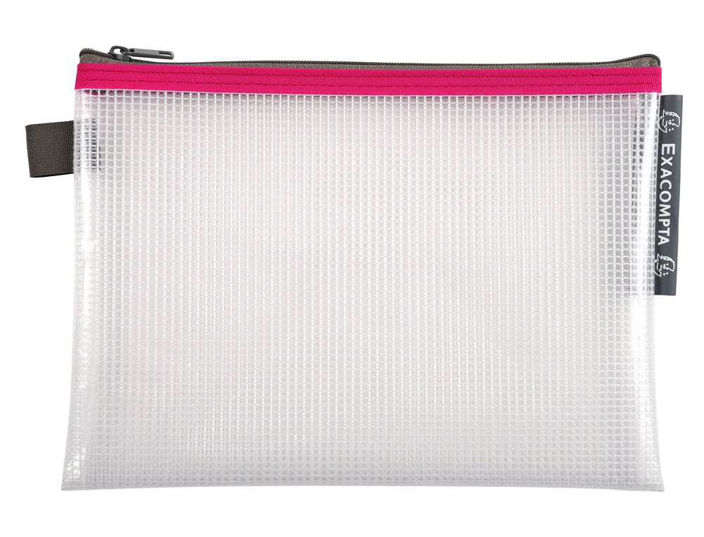 POCHETTE ZIP EXACOMPTA EVA A5 COLORIS ASSORTIS