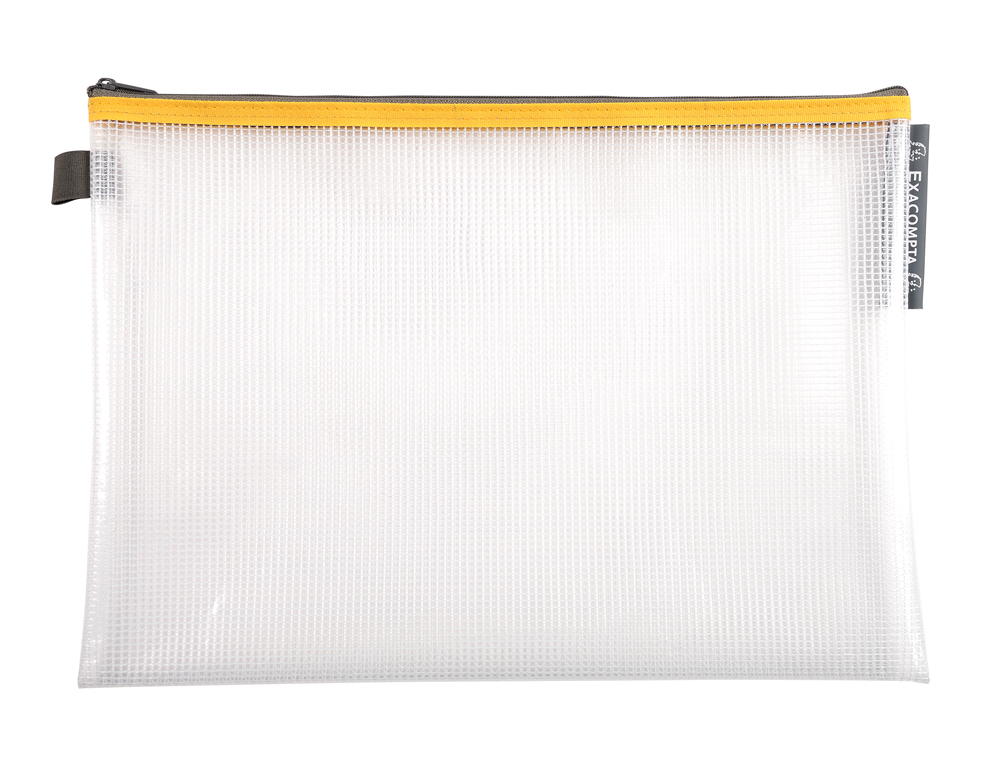 POCHETTE ZIP EXACOMPTA EVA A4 COLORIS ASSORTIS