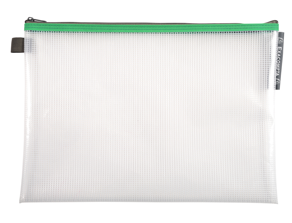 POCHETTE ZIP EXACOMPTA EVA A4 COLORIS ASSORTIS