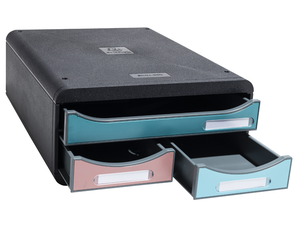 MODULE CLASSEMENT EXACOMPTA SMALL BOX SKANDI 3 TIROIRS COLORIS ASSORTIS