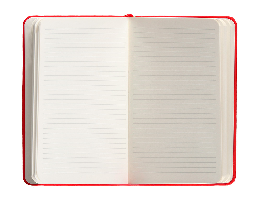 CARNET A6 ANTARTIK NOTES LIGNECOUVERTURE RIGIDE FERMETURE ELASTIQUE 100 PAGES 80GR COLORIS ROUGE