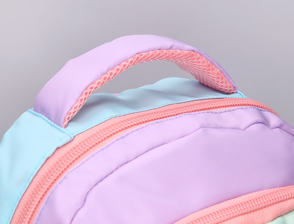 SAC A DOS LIDERPAPEL SCOLAIRE MULTIPOCHES ET MULTICOULEURS PASTEL 35X11X27CM