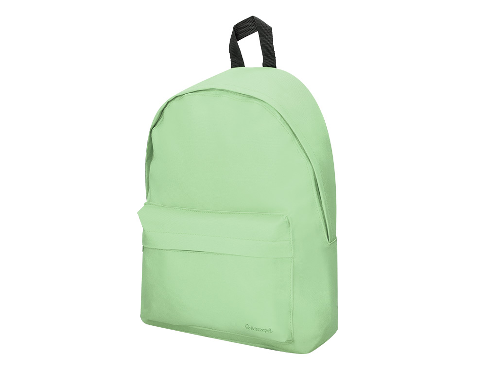 SAC A DOS LIDERPAPEL 1 COMPARTIMENT 40X12,5X30 CM COLORIS VERT PASTEL