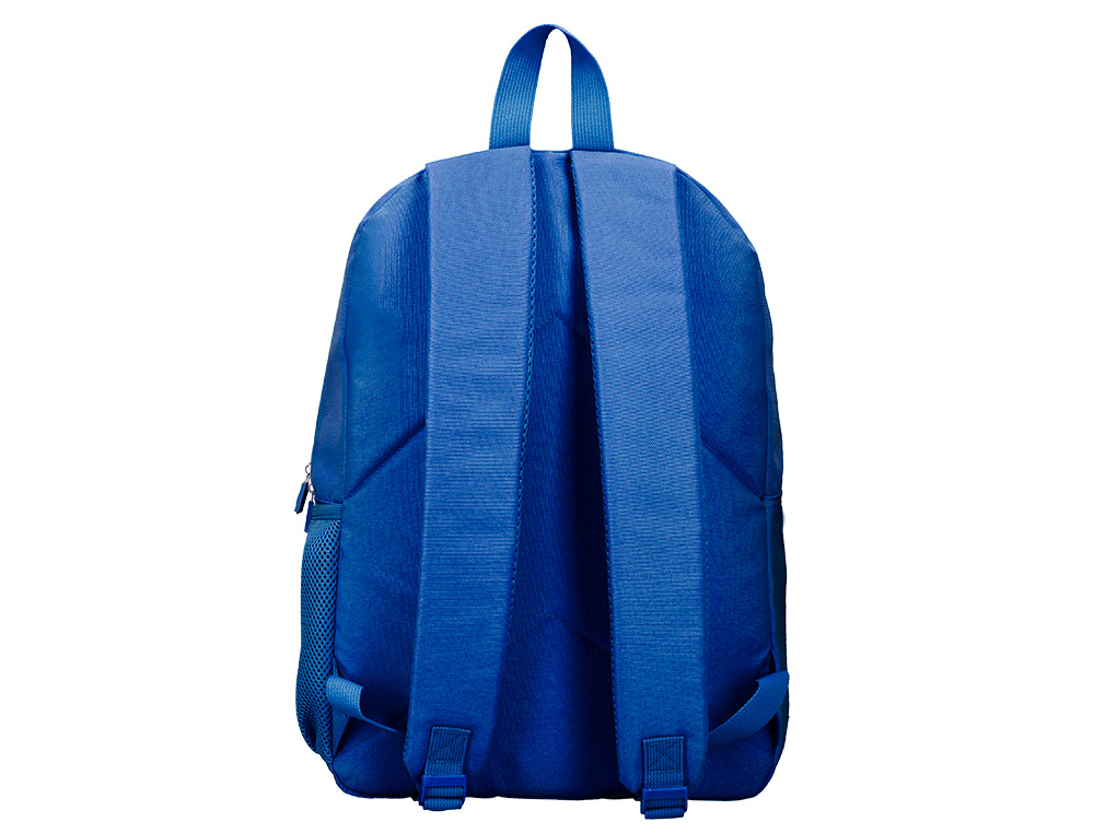 SAC A DOS LIDERPAPEL 1 COMPARTIMENT POCHE LATERALE 40X12,5X30CM COLORIS BLEU OCEAN