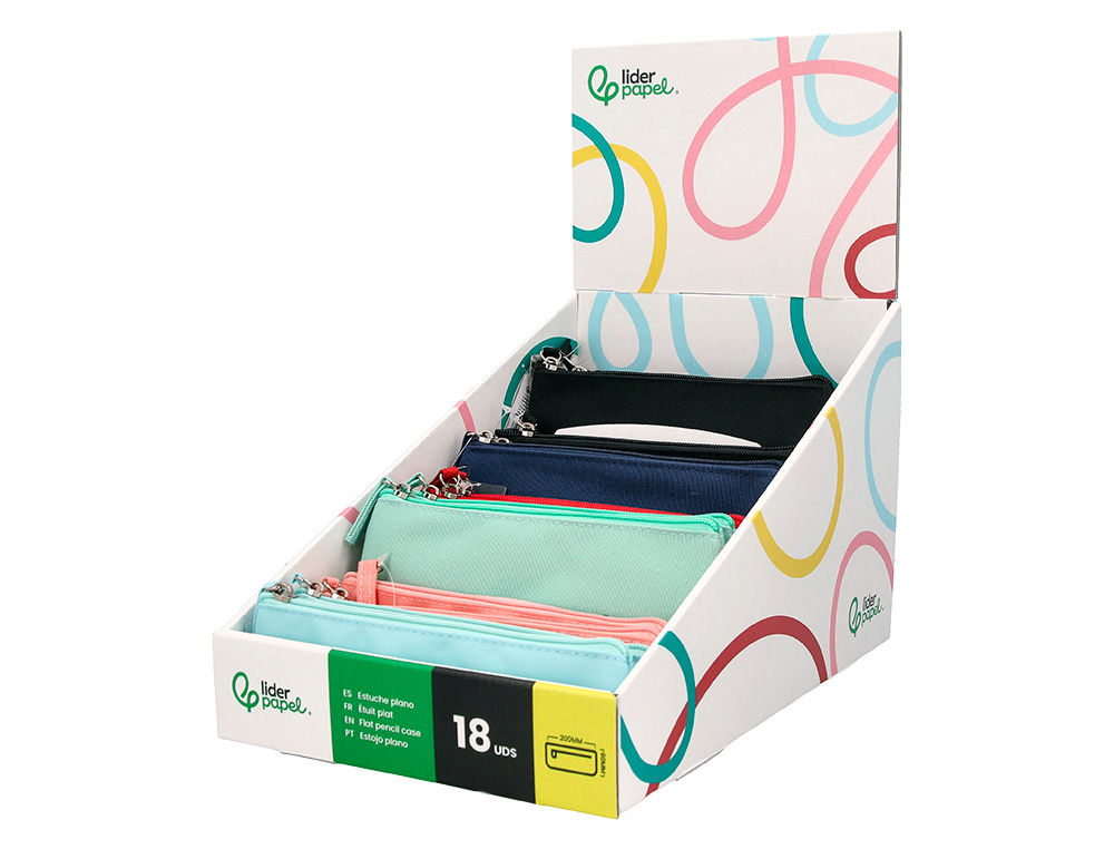 PRESENTOIR LIDERPAPEL FOURRE-TOUT PLATS MINCES 18 UNITES 171147