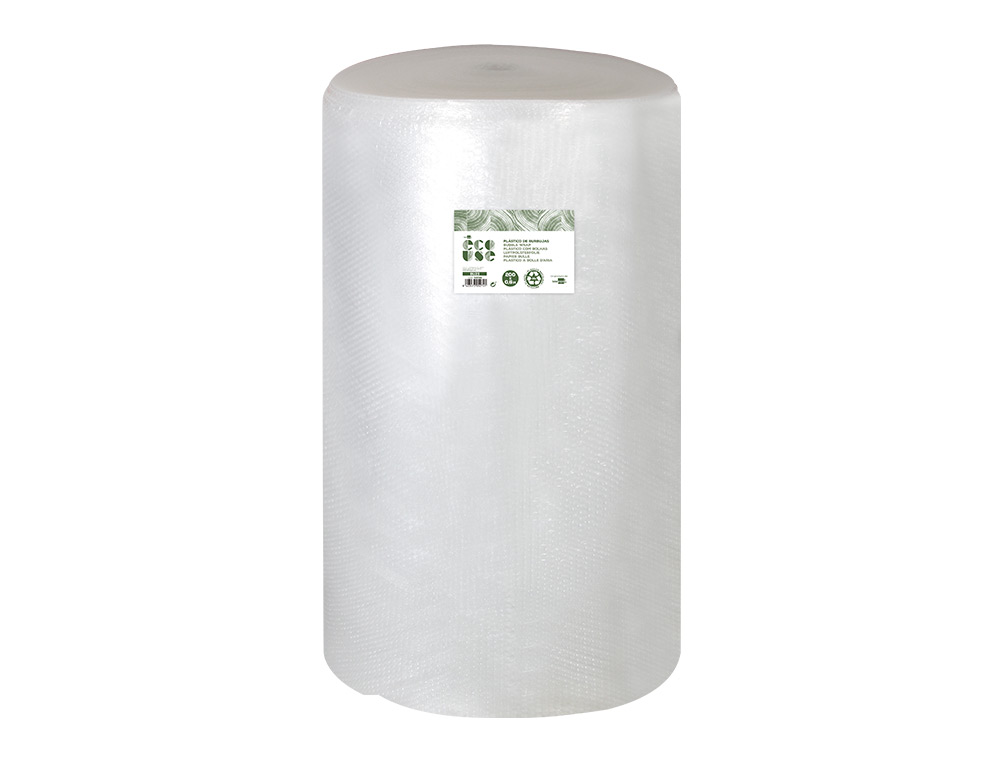 FILM A BULLES LIDERPAPEL ECOUSE 30% PLASTIQUE RECYCLE 30G/M2 ROULEAU 0,60X200M