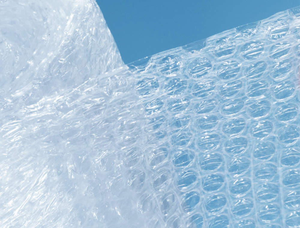 FILM A BULLES LIDERPAPEL ECOUSE 30% PLASTIQUE RECYCLE 30G/M2 ROULEAU 1X25M