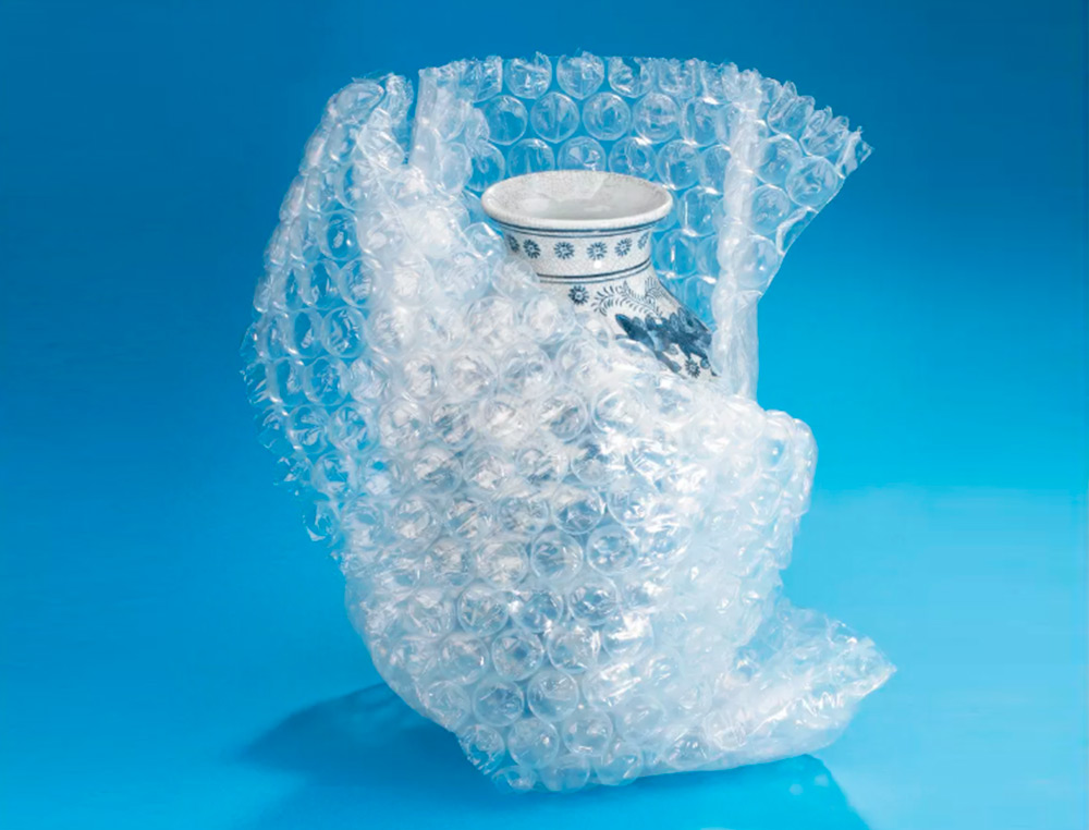 FILM A BULLES LIDERPAPEL ECOUSE 30% PLASTIQUE RECYCLE 30G/M2 ROULEAU 1X25M