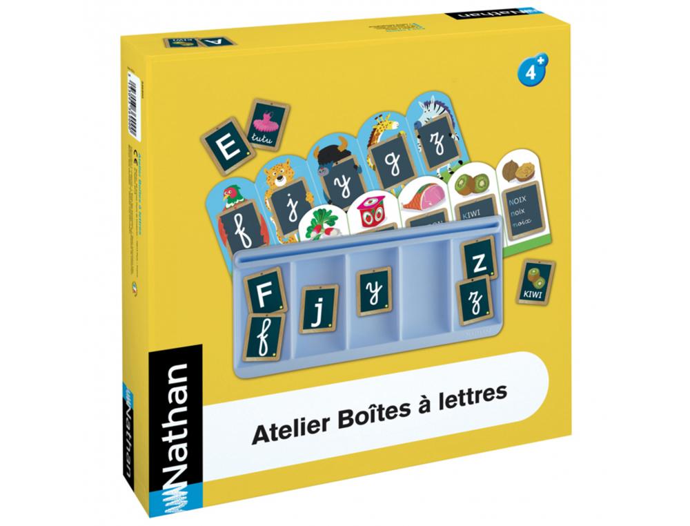 JEU DE LANGAGE ECRIT ATELIER BOITES A LETTRES NATHAN LOT DE 2