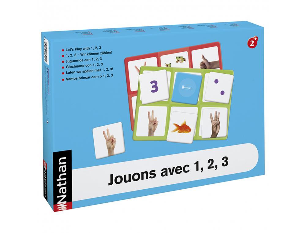 JEU JOUONS AVEC 1, 2, 3 NATHAN