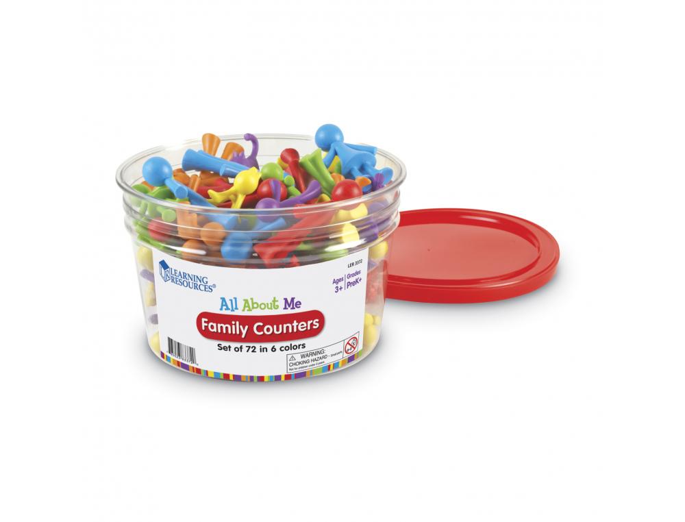 LA FAMILLE A TRIER LEARNING RESOURCES LOT DE 72 PIECES