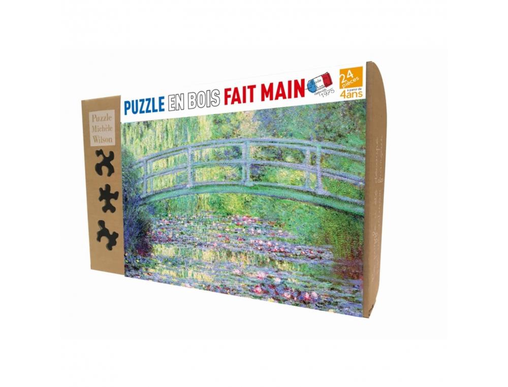 PUZZLES D ART MICHELE WILSON MONET LE PONT JAPONAIS 24     PIECES