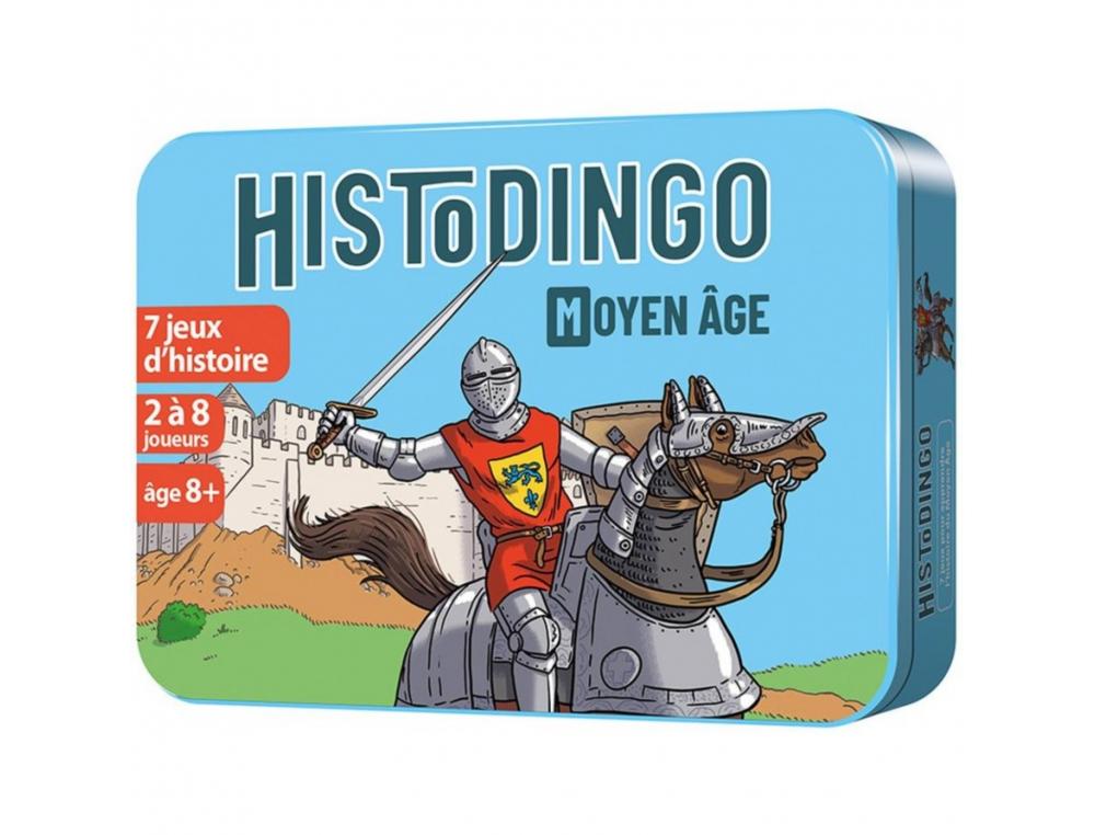 HISTODINGO MOYEN AGE COCKTAIL GAMES 7 REGLES DE JEUX 4      NIVEAUX 56 CARTES BOITE       RANGEMENT 2 A 8 JOUEURS