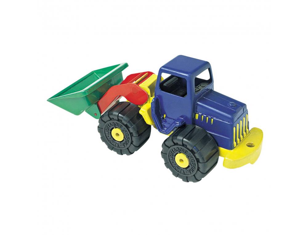 GROS VEHICULE FIRST LOISIRS ENGINS DE CHANTIER CAMION ET  CHARGEUR 2 UNITES COLORIS     ASSORTIS