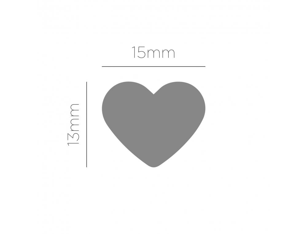 PERFORATEUR MINI INNSPIRO COEUR PERFORE FEUTRINE MOUSSE CAOUTCHOUC 2MM MAX PAPIER 120/200G BRISTOL DECOUPE 15 A