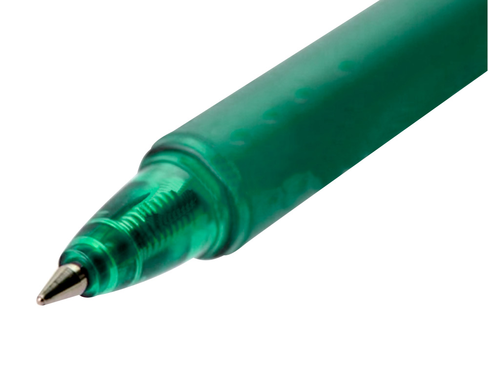 ROLLER PILOT FRIXION CLICKER ÉCRITURE MOYENNE 0.35MM ENCRE EFFAÇABLE GOMME SERTIE GRIP PREHENION RECHARGEABLE VERT