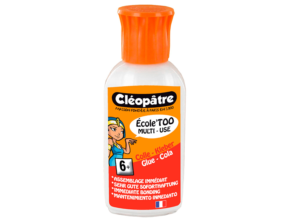 COLLE CLOPTRE EXTRA FORTE MULTI-MATRIAUX SPCIALE ENFANTS LAVABLE PLASTIQUE VERRE MTAL MOUSSE PLASTIQUE FLACON 60G