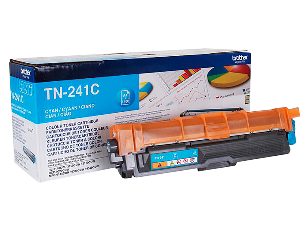 TONER LASER BROTHER TN241C COULEUR CYAN 1400P
