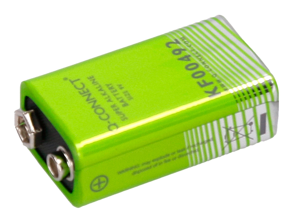 PILE Q-CONNECT ÉCONOMIQUE CAPACITÉ 9V I.C.E. 6LR61 TAILLE 9 V BLISTER 1 UNITÉ