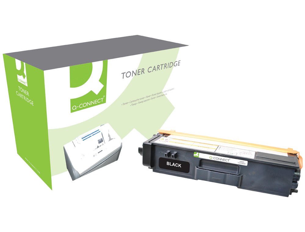TONER LASER Q-CONNECT COMPATIBLE IMPRIMANTES BROTHER TN325BK COULEUR NOIR 4000P