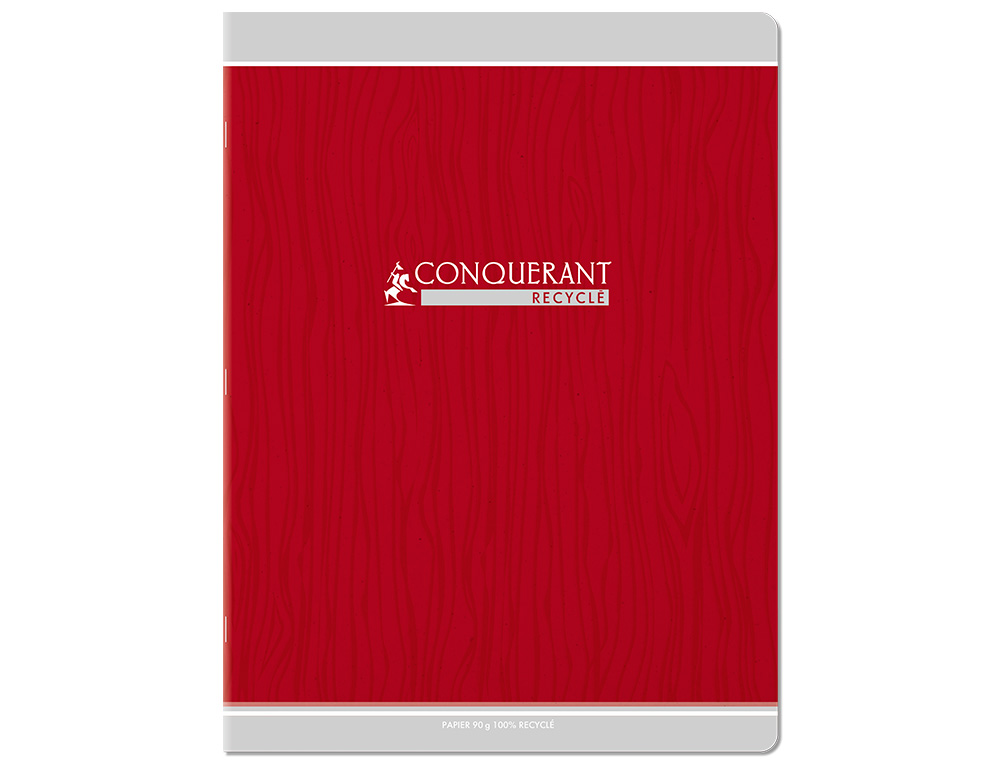 CAHIER CONQUERANT CLASSIQUE AGRAFE 240X320 48 PAGES 90G SEYES RECYCLE