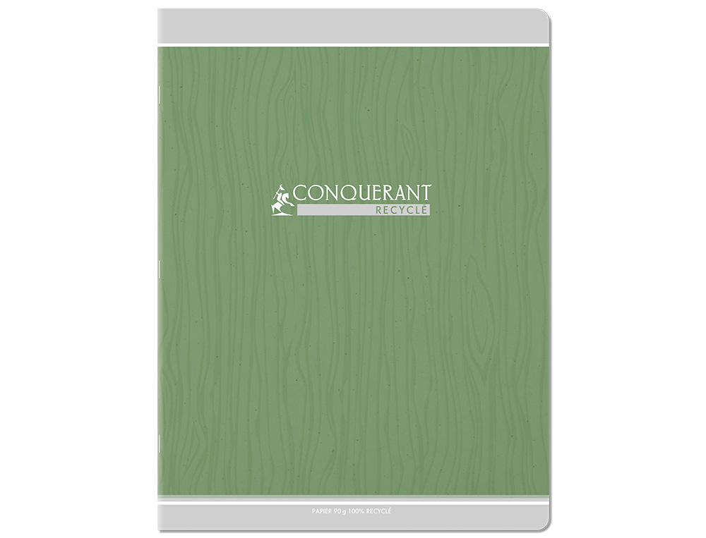 CAHIER CONQUERANT CLASSIQUE AGRAFE 240X320 48 PAGES 90G SEYES RECYCLE