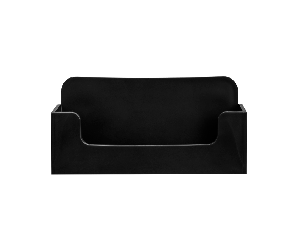DISTRIBUTEUR EXACOMPTA CARTES VISITE 1 CASE POUR 50 CARTES  COLORIS NOIR