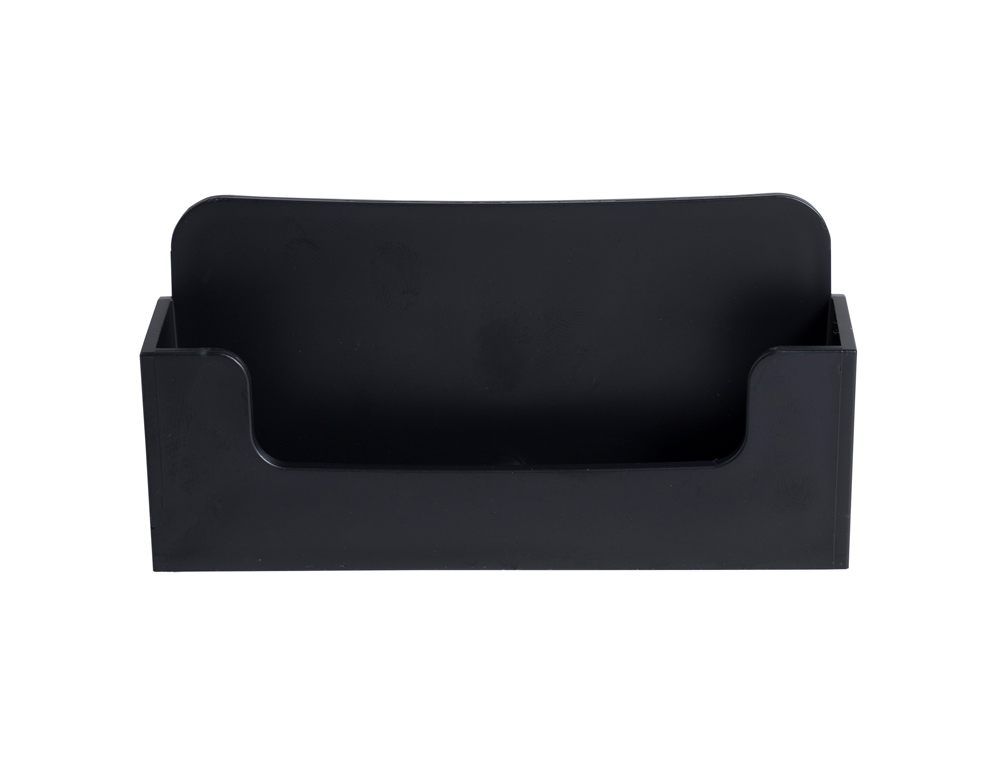 DISTRIBUTEUR EXACOMPTA CARTES VISITE 1 CASE POUR 50 CARTES  COLORIS NOIR
