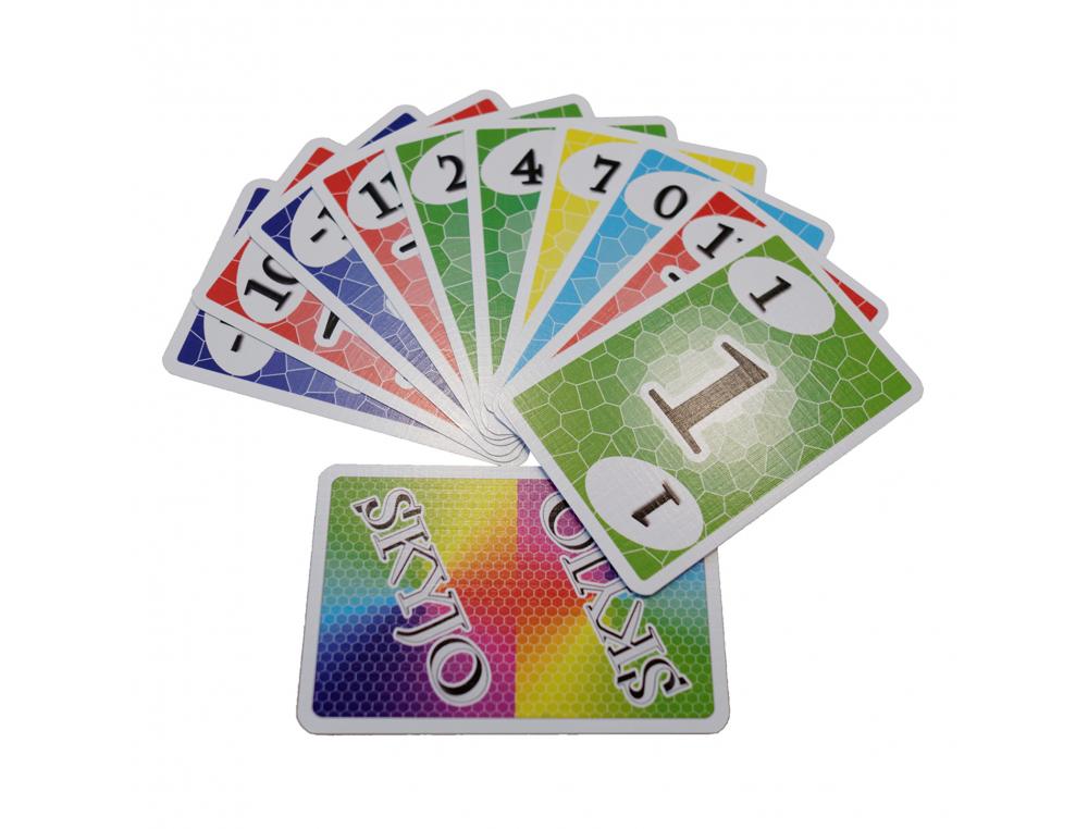 JEU INTERDACTA SKYJO 150 CARTES + 1 BLOC SCORE + 1 REGLE DU JEU