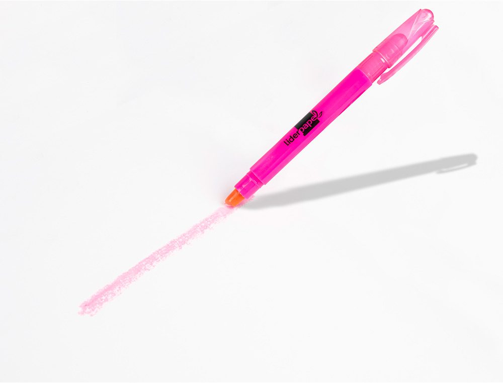 SURLIGNEUR LIDERPAPEL MARQUEUR CIRE GEL STICK APPLICATEUR FLUORESCENT POCHETTE DE 6